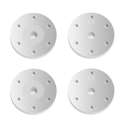 TEAM ASSOCIATED RC8B3 FT 16mm SHOCK PISTON 6x1.3mm TAPERED (4)